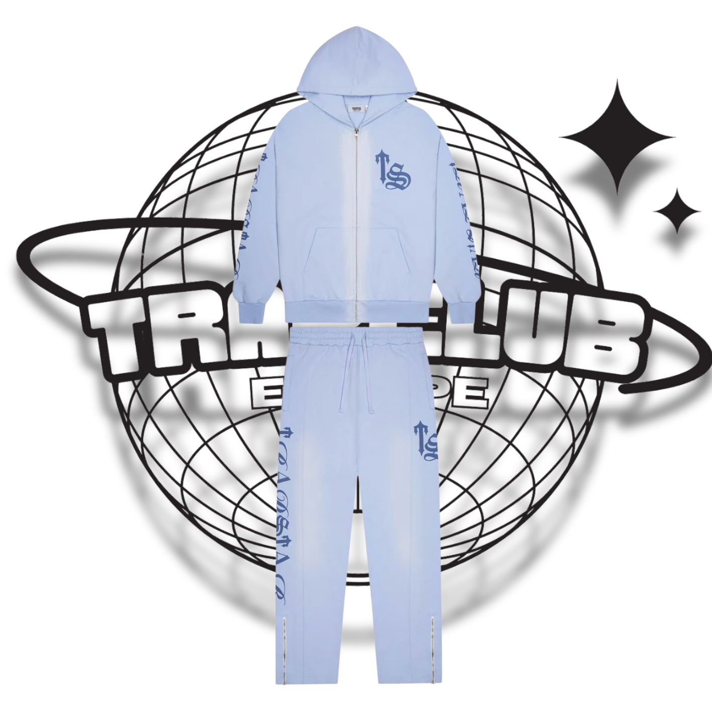 Trapclub x Trapstar French Bleu Type Tracksuit