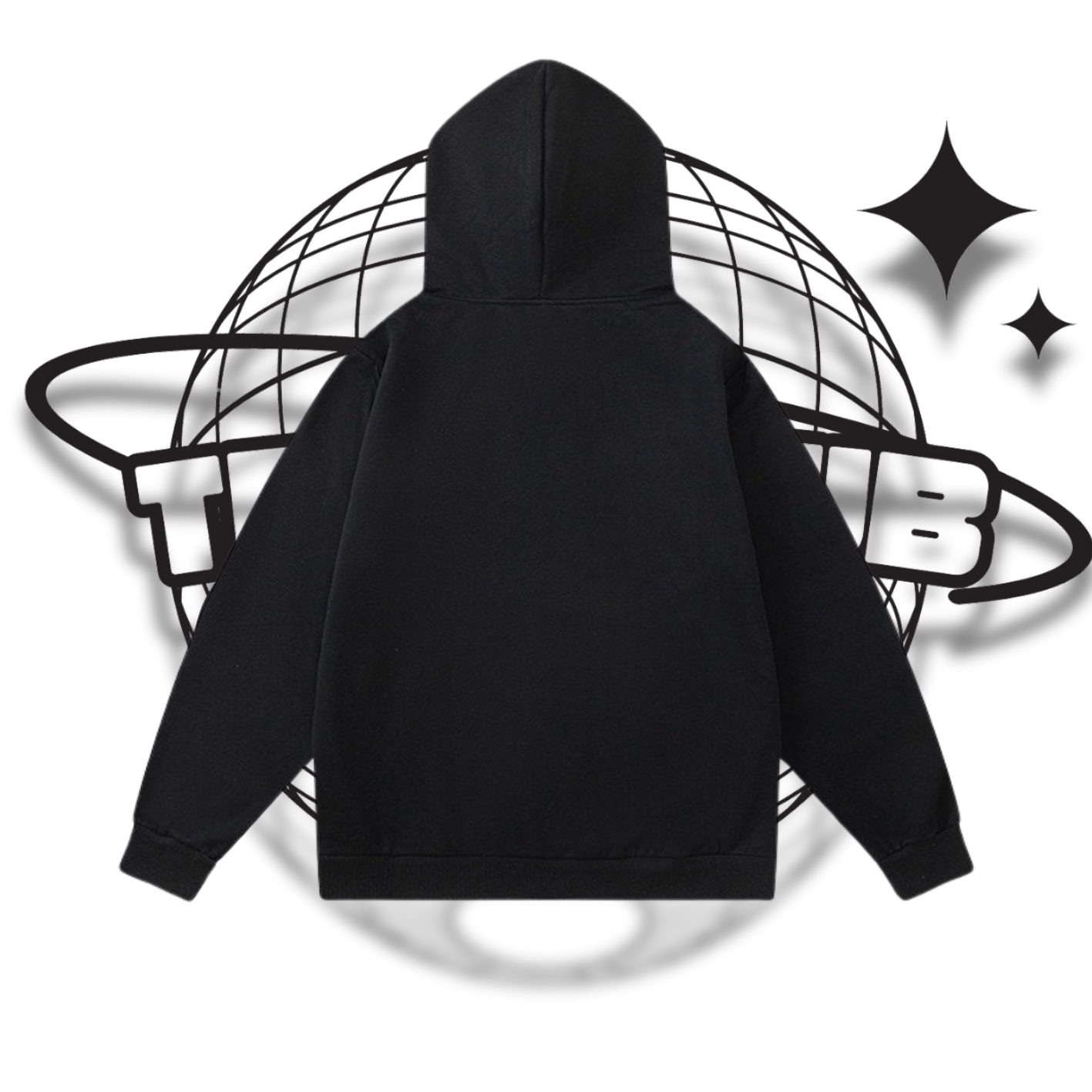 Trapclub x Shooters Black on Black Hoodie